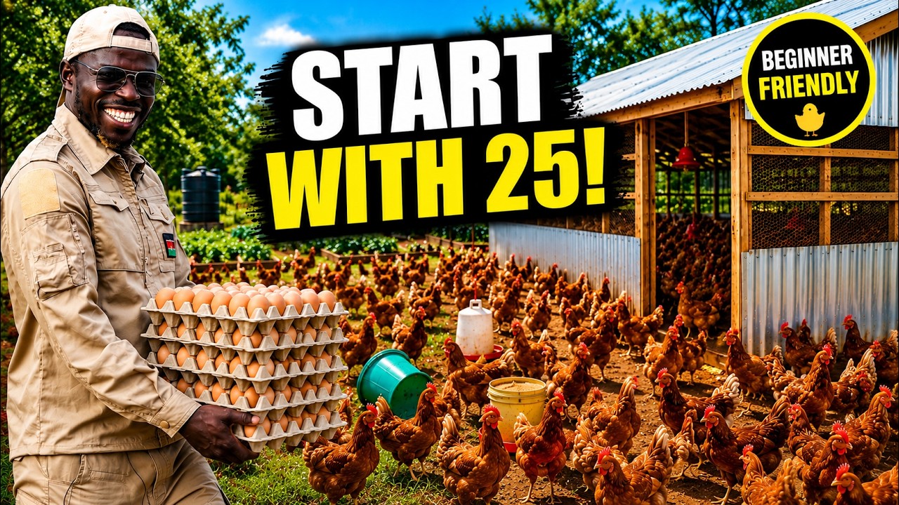 Chicken Farming for Beginners: How to Start a Small Farm with Just 25 Chickens