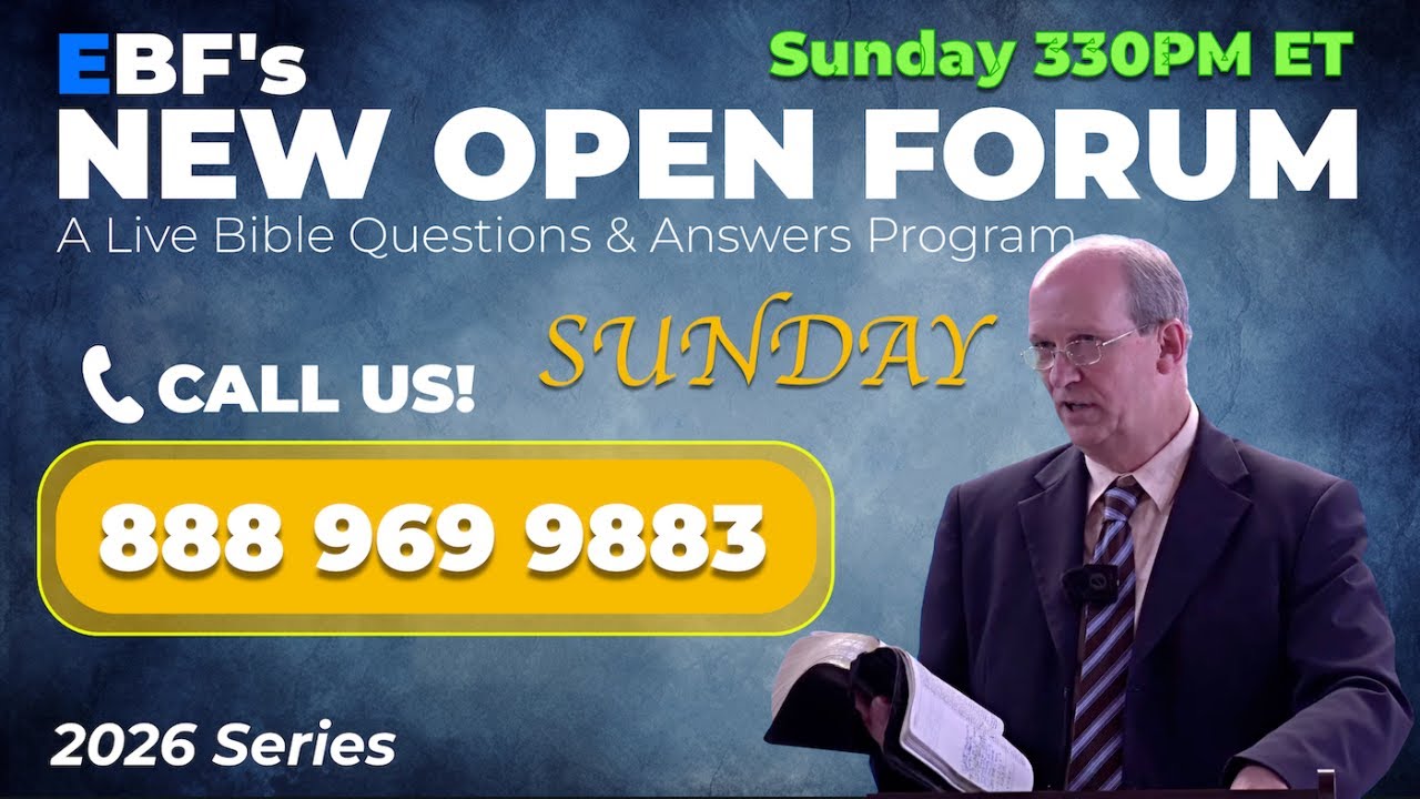 (Episode 0239) EBF’s SUNDAY New Open Forum - Feb 15, 2026