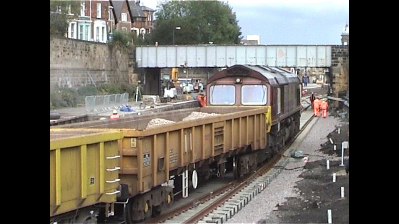 Ballast trains on the way to Scarborough.#nymr #train #railway #trainspotting #scarbrough