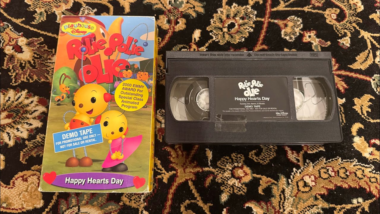 Rolie Polie Olie Happy Hearts Day 2000/2001 DEMO SCREENER VHS