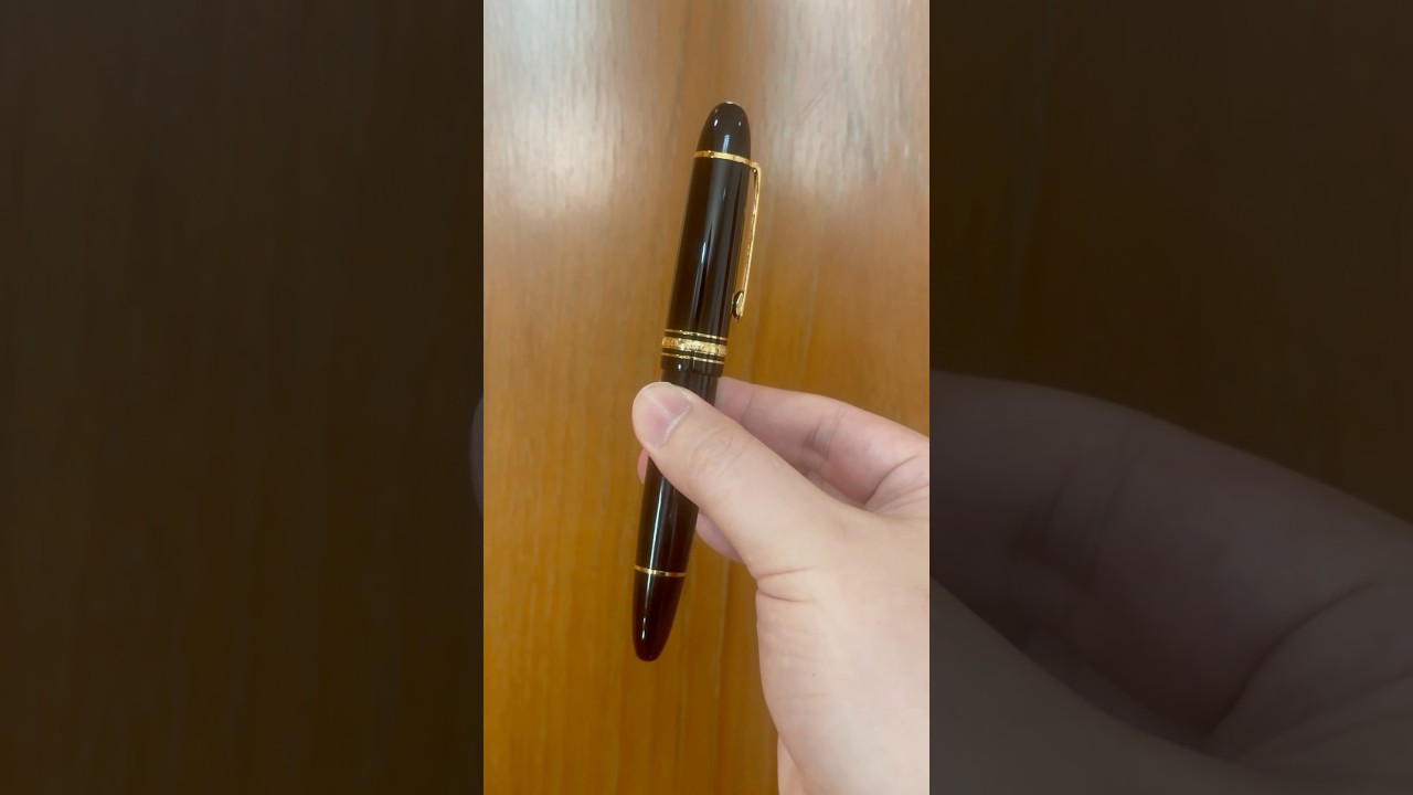 MONTBLANC MEISTERST&Uuml;CK GOLD-COATED 149 FOUNTAIN PEN 18k Gold Nib
