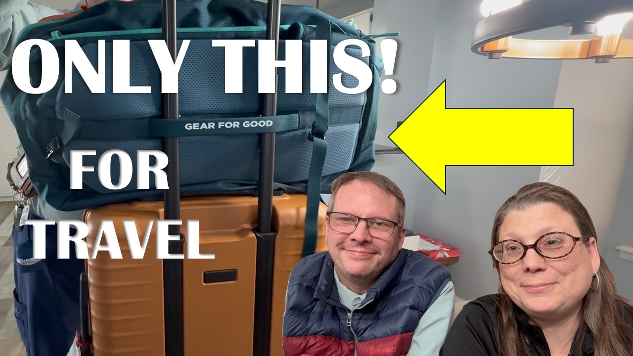 We Travel the World With ONLY This Luggage (Carry-On Minimalist Setup)