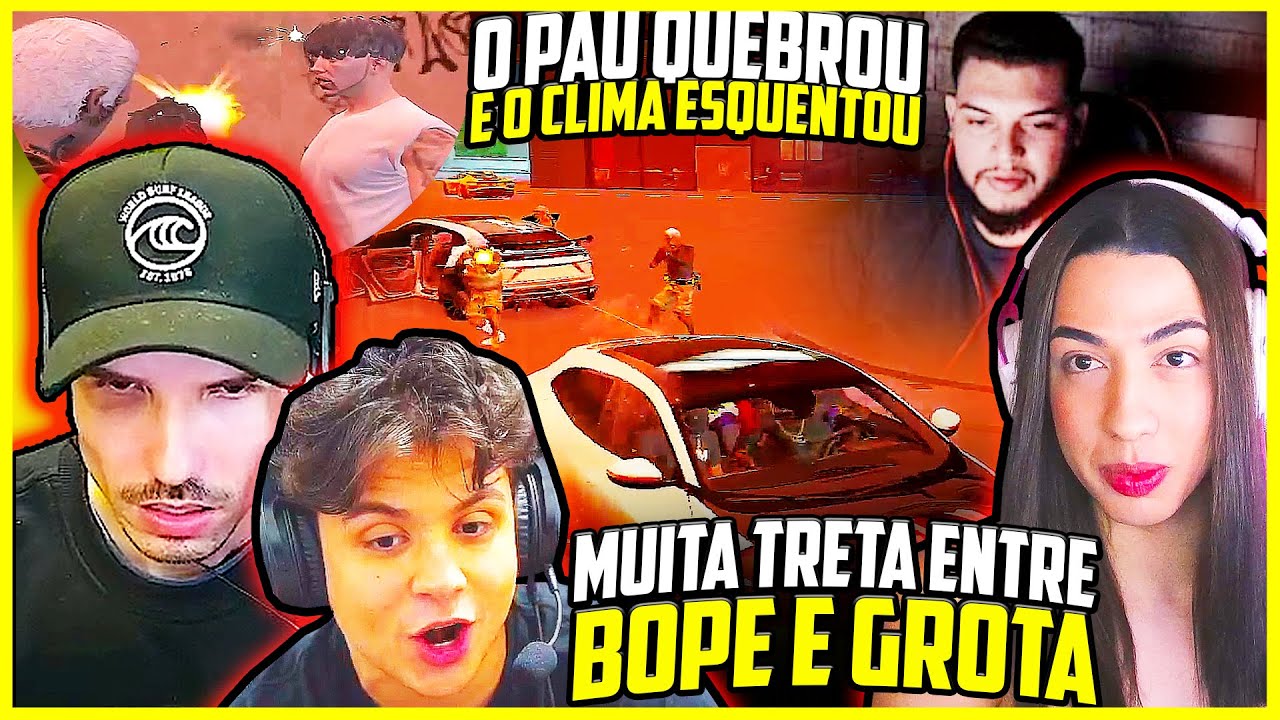 MUITA TRETA!🔥 BOPE do PAULINHO o LOKO e DRAGONS contra a GROTA e o PAU QUEBROU CAPITAL CITY GTA RP