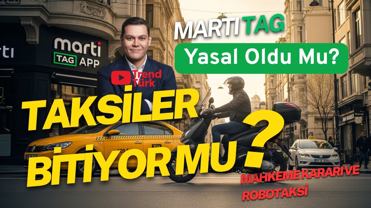 Martı TAG Davayı Kazandı! Taksiler Bitiyor Mu? (SON GELİŞMELER) Otonom Gelecek