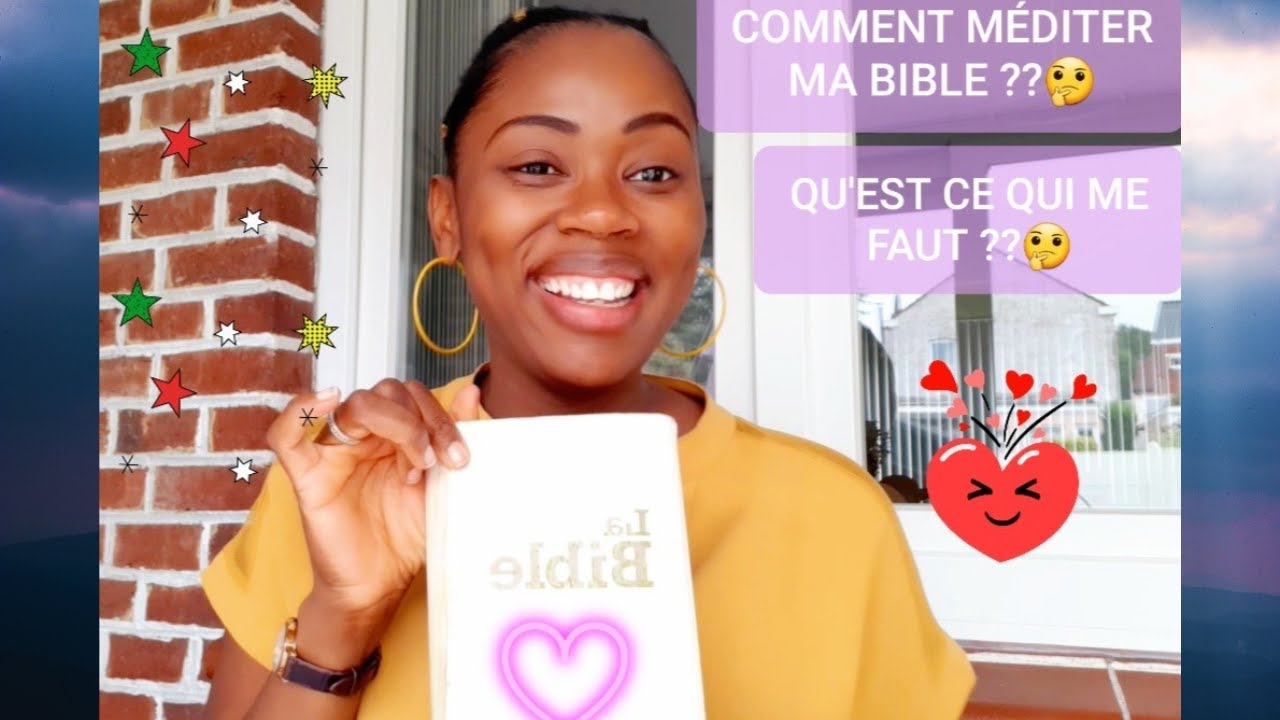 Ma méthode de méditation de la bible🤗
