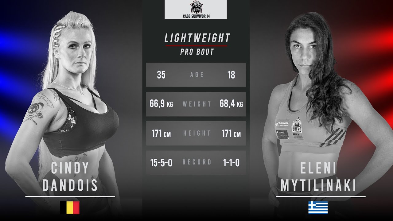 Cage Survivor 14: Cindy Dandois vs. Eleni Mytilinaki Full Fight