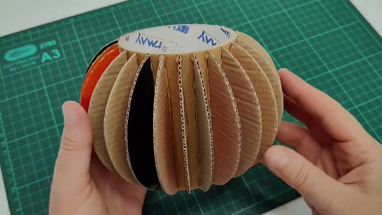 Cardboard Crafts - DIY Cardboard Flower Vase