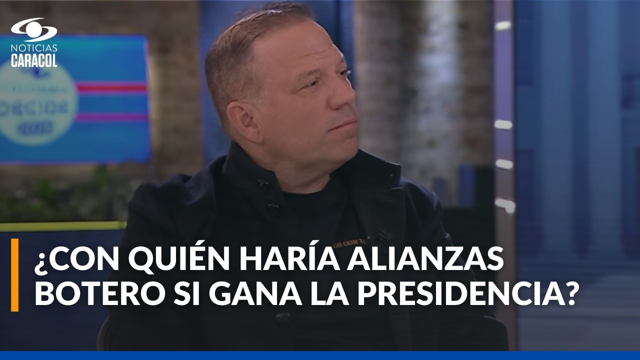 Tras su viral “balín para los delincuentes”, ¿qué propone Santiago Botero en seguridad?