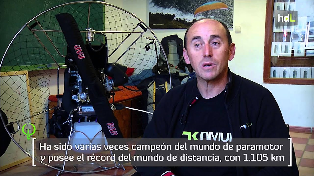HDL Ramón Morillas, récord del mundo de altitud y distancia en paramotor