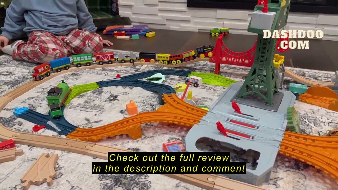 Review Z MAYABBO Battery Operated Locomotive Train, Magnetic Trains Toy for Wooden Tracks, Motorized