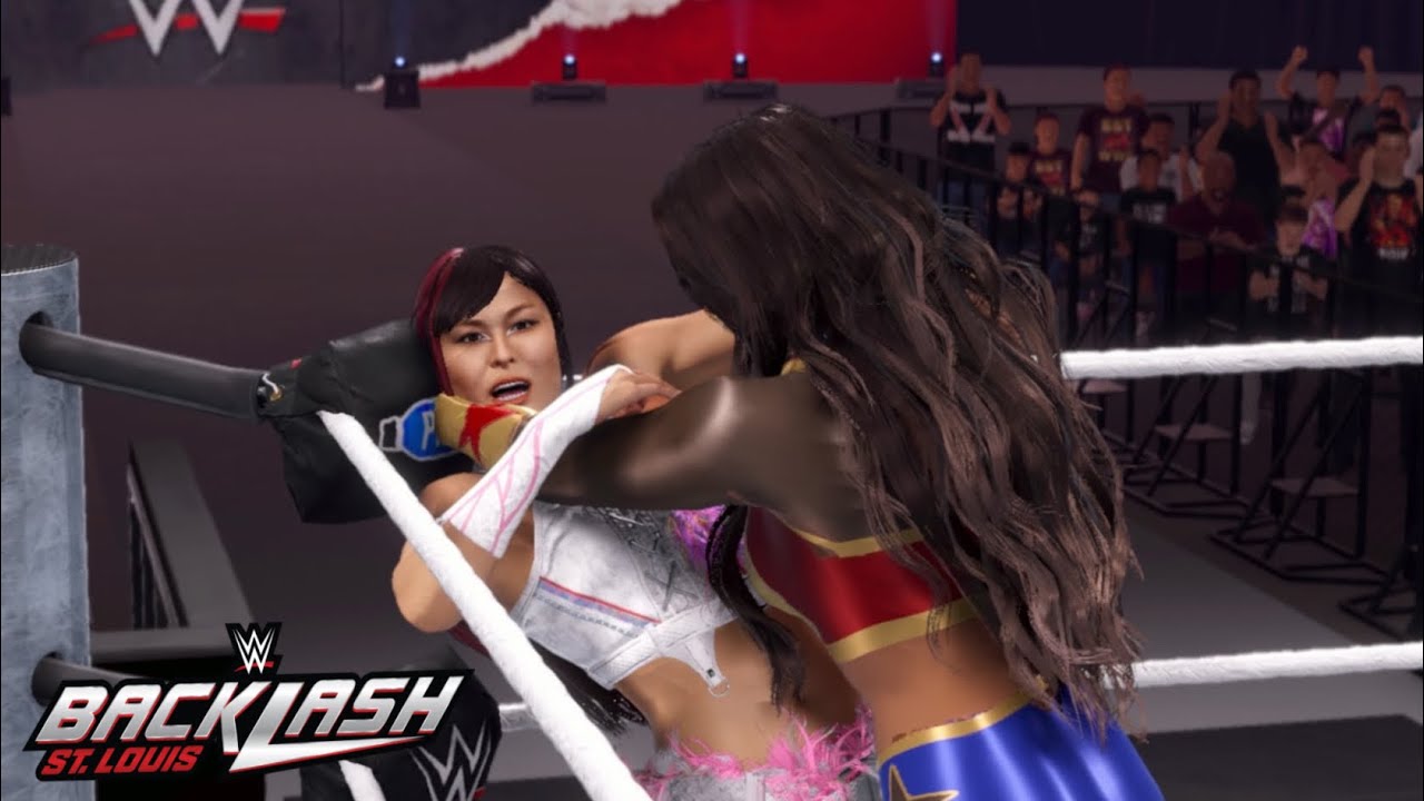 WWE 2K25 BACKLASH WOMEN’S INTERNACIONAL CHAMPION IYO SKY VS CHELSEA GREEN ( W/ PIPER NIVEN )