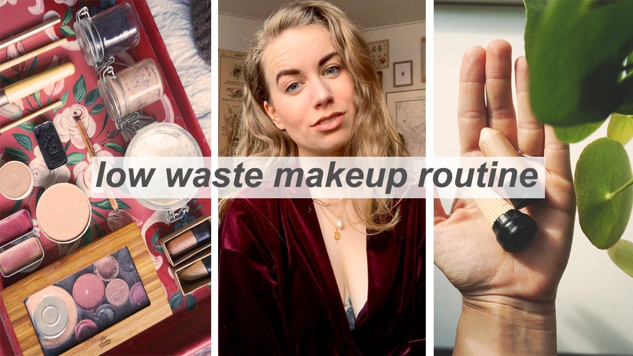 SUSTAINABLE & LOW WASTE BEAUTY ROUTINE // eco brand recommendations & homemade cosmetics