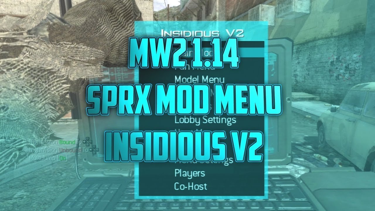 MW2 Mod Menu For PS3 HEN