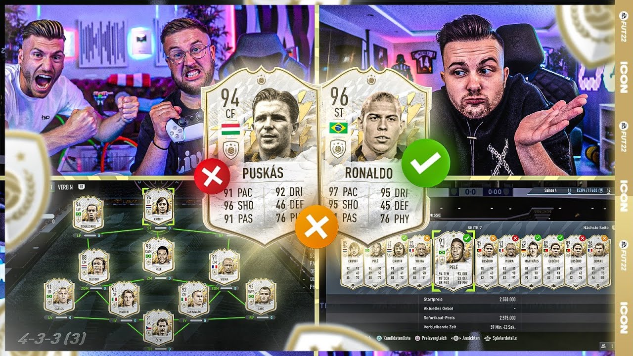 FIFA 22: FULL ICON BUY FIRST GUY vs GamerBrother ☠️🤑 Was passiert hier ..??