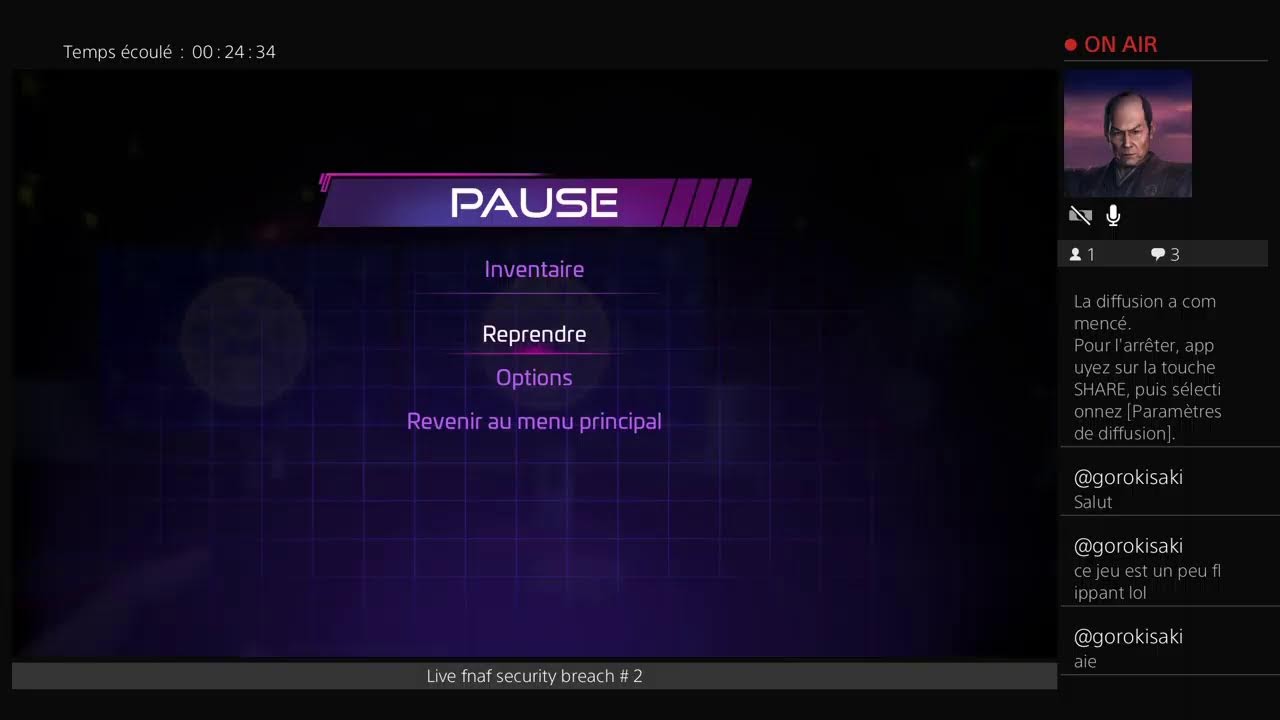 Live :) fnaf : security breach #2 je bug trop j'en ai fait un autre live #2 