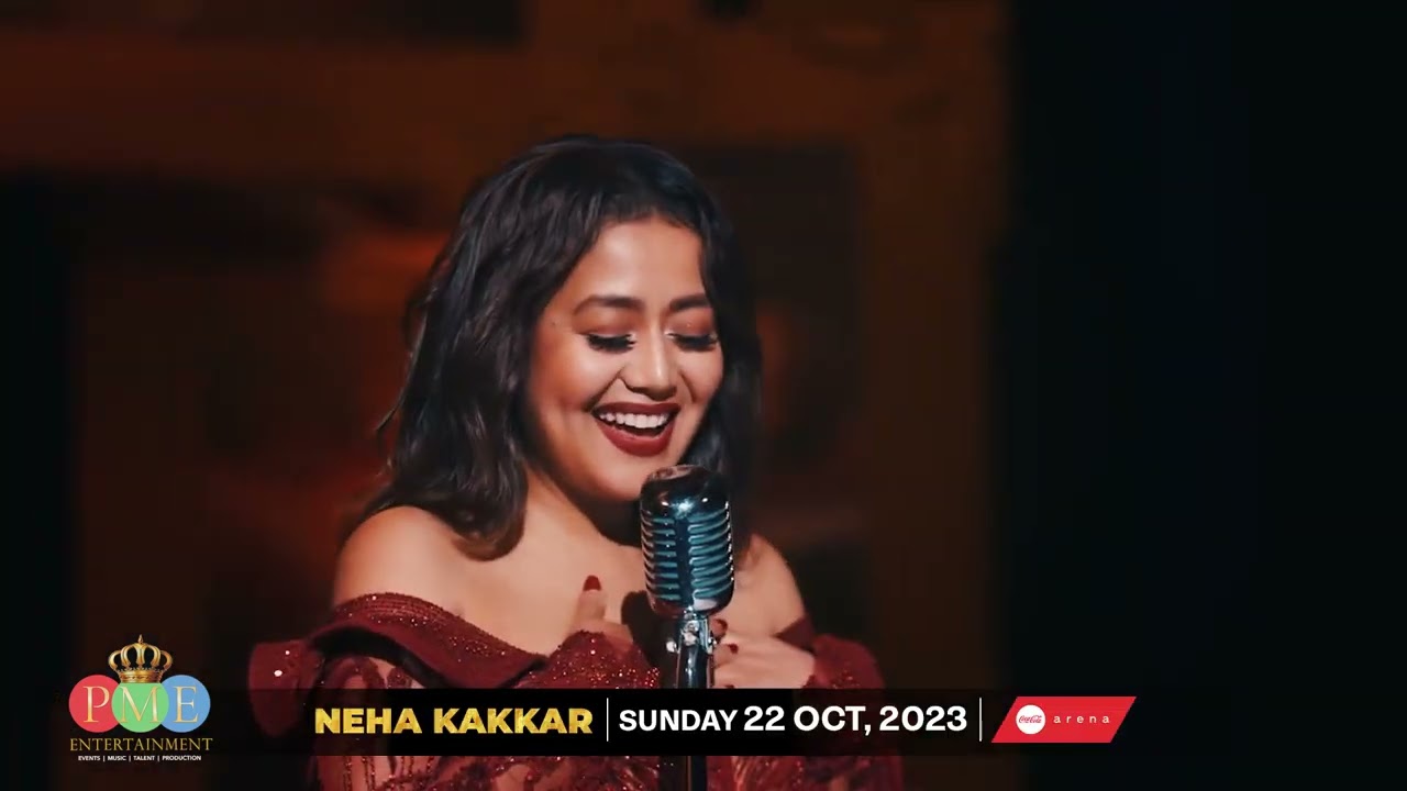 Neha Kakkar Live in Dubai at Coca-Cola Arena on 22nd Oct 2023 | PME Entertainment #Nehakakkar #Dubai