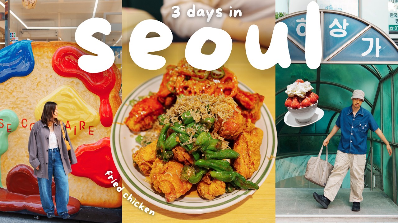 3 Days in Seoul Vlog 🇰🇷 Best Restaurants, Shopping, Cafes & Things to Do | Seoul Travel Guide 2026