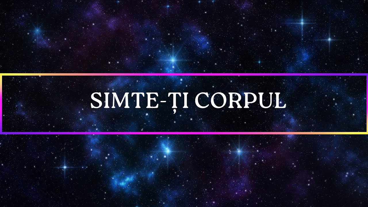 Simte-ți Corpul - Meditație ghidată - Marius Chirilă (recomand folosirea căştilor)