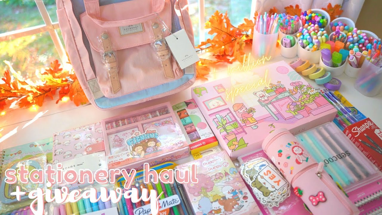 $5000 huge school supplies giveaway ✨ stationery haul