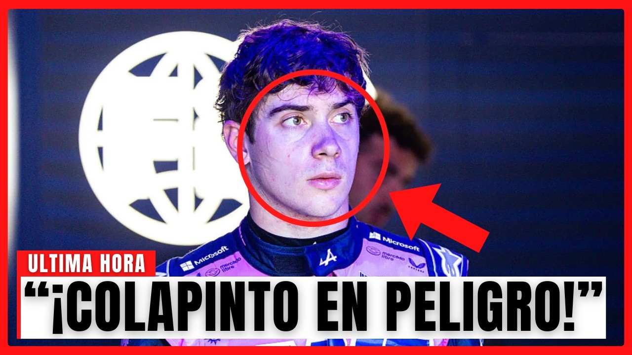 ¡URGENTE: EMERGENCIA MÉDICA DE COLAPINTO PARALIZA A ALPINE!
