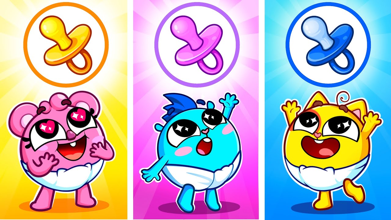 Fun with Colors! Babies Pick Their Favorite 🌈🎉 Kids Songs 🐱🐨🐰🦁 And Nursery Rhymes