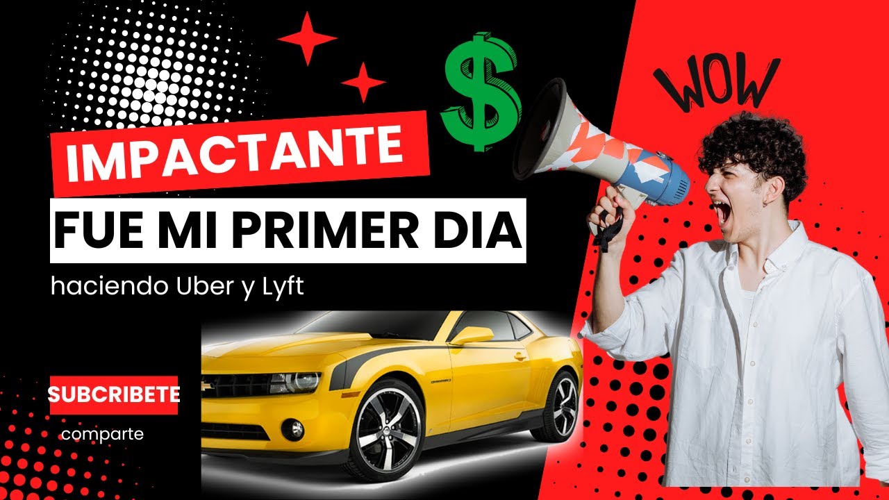Mi Experiencia en Lyft y Uber mi Primer Dia 1 parte 1