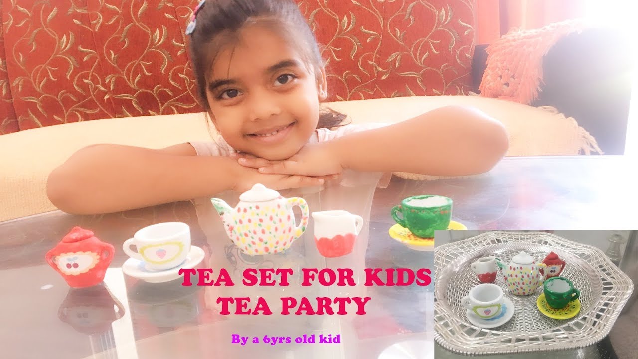 Unboxing Miniature Ceramic Tea Set  | Paint a Tea Set | Tea Party | Monal's Pud