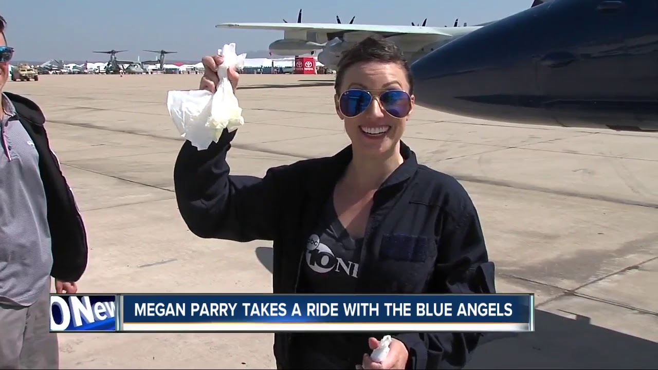 Megan Parry takes a ride with the Blue Angels