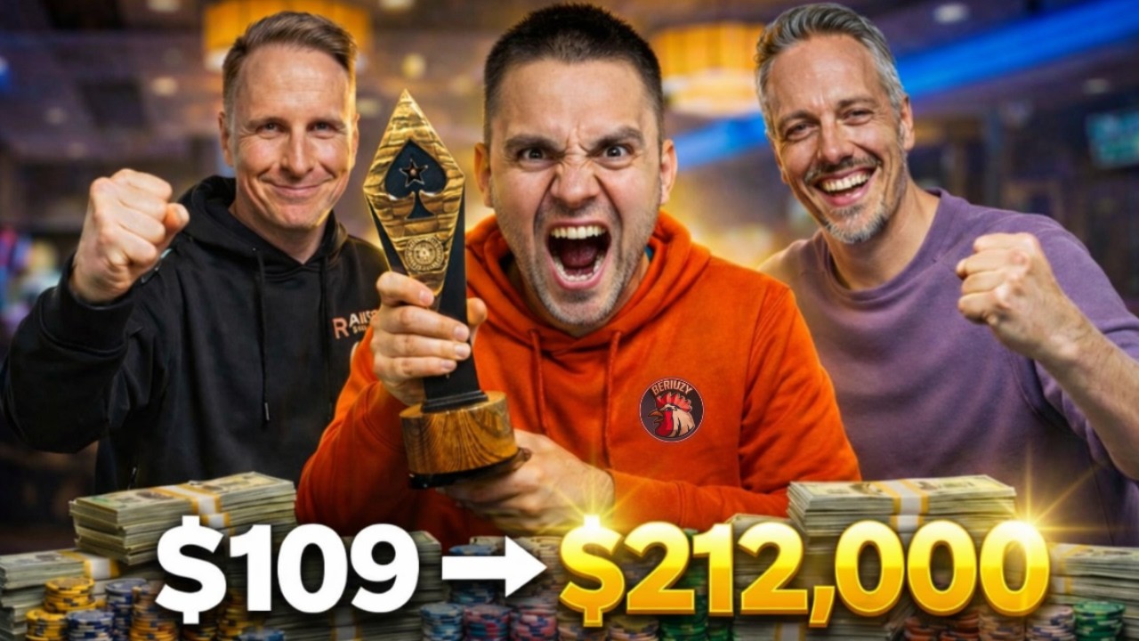 I Turned $109 Into $212,000 in the Largest Poker Tournament Ever!