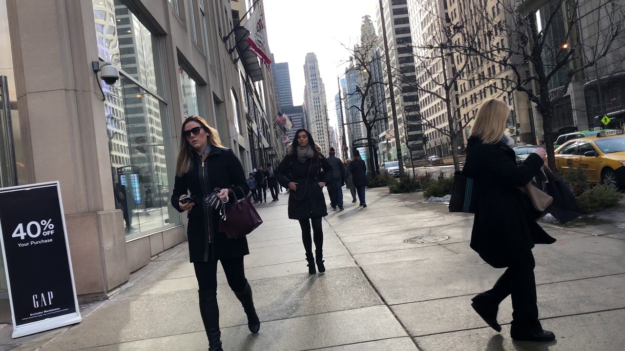 Walking around Chicago