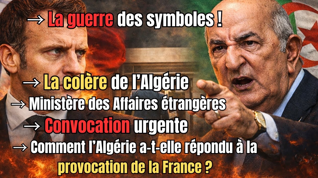 Algérie : Une convocation diplomatique secoue Paris, et la France riposte avec un documentaire !
