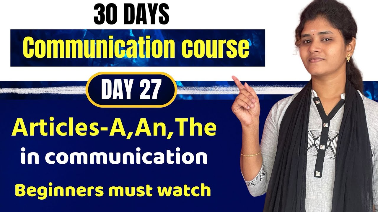 Articles in English grammar | STOP Making These A An The Mistakes 😱 | Spoken English in Tamil
