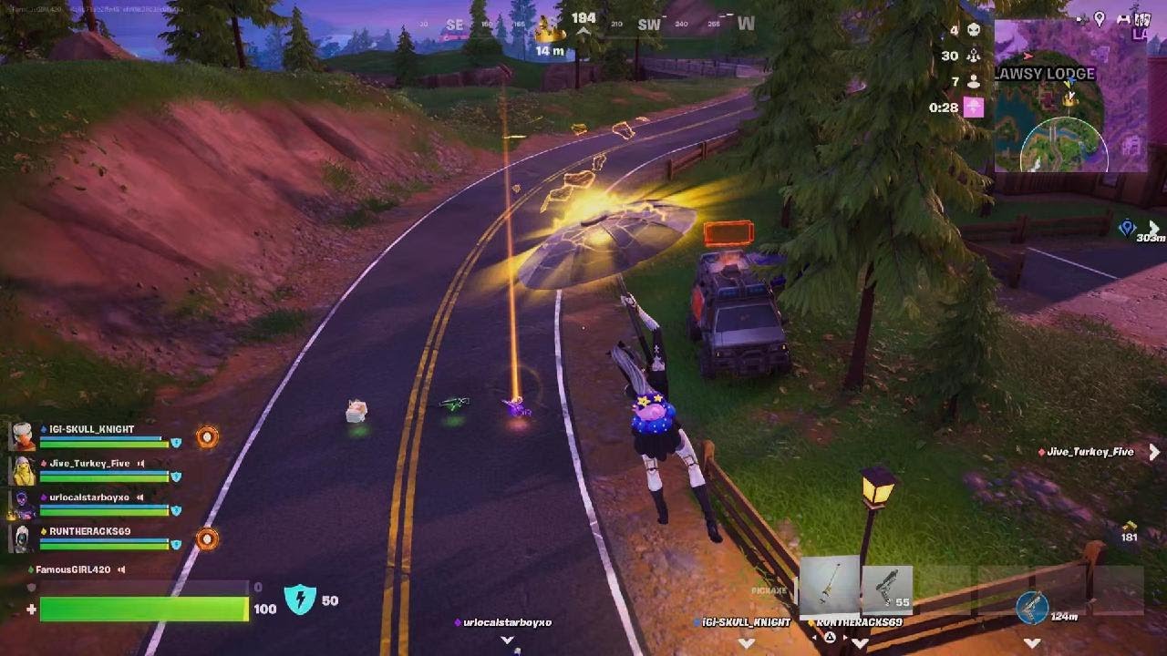Fortnite PS5: wining Quint
