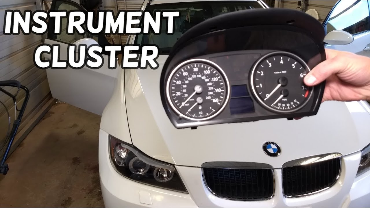 HOW TO REMOVE INSTRUMENT CLUSTER BMW 325i 328i 330i 335i 335d 320i 320d 318i 318d 316i