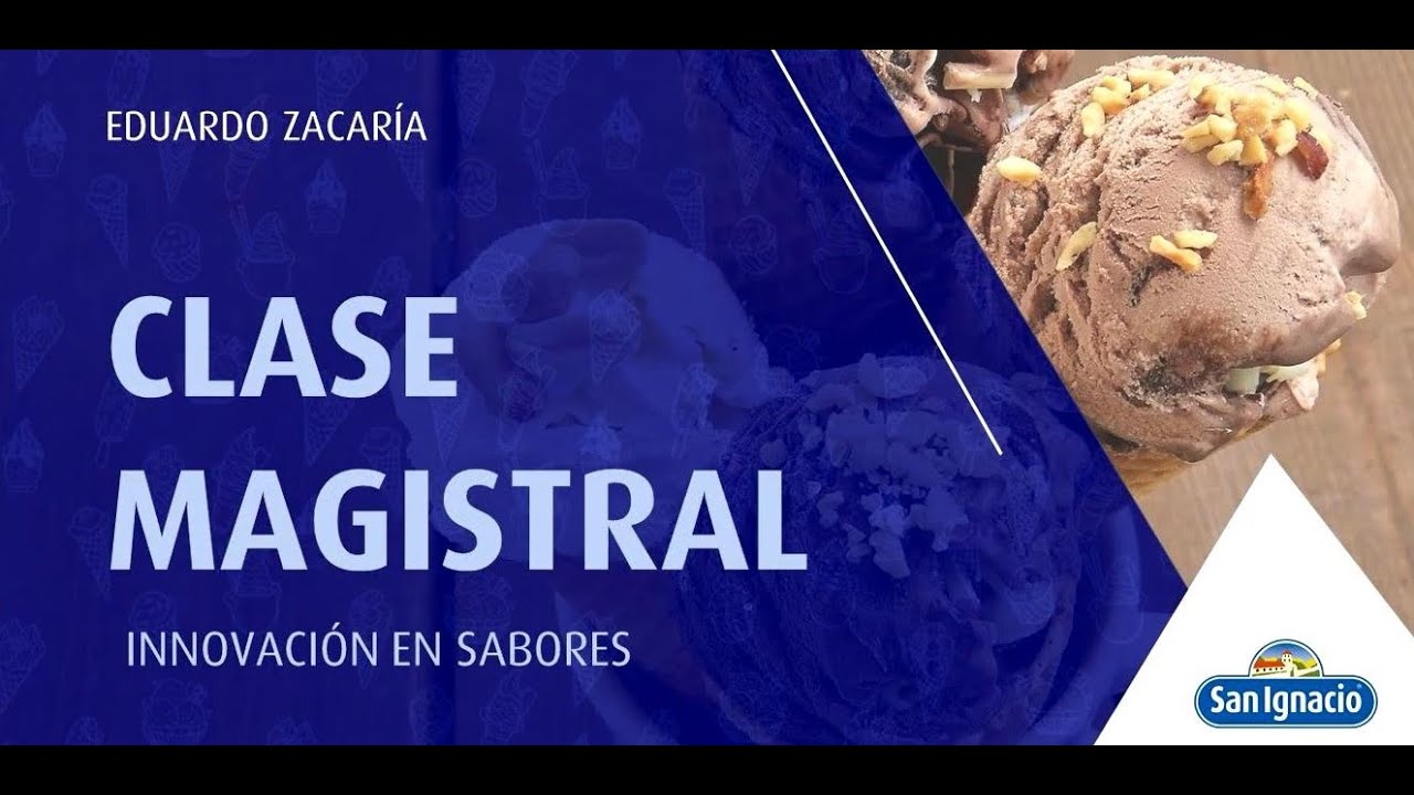 Clase Magistral del Maestro Heladero Eduardo Zacaría