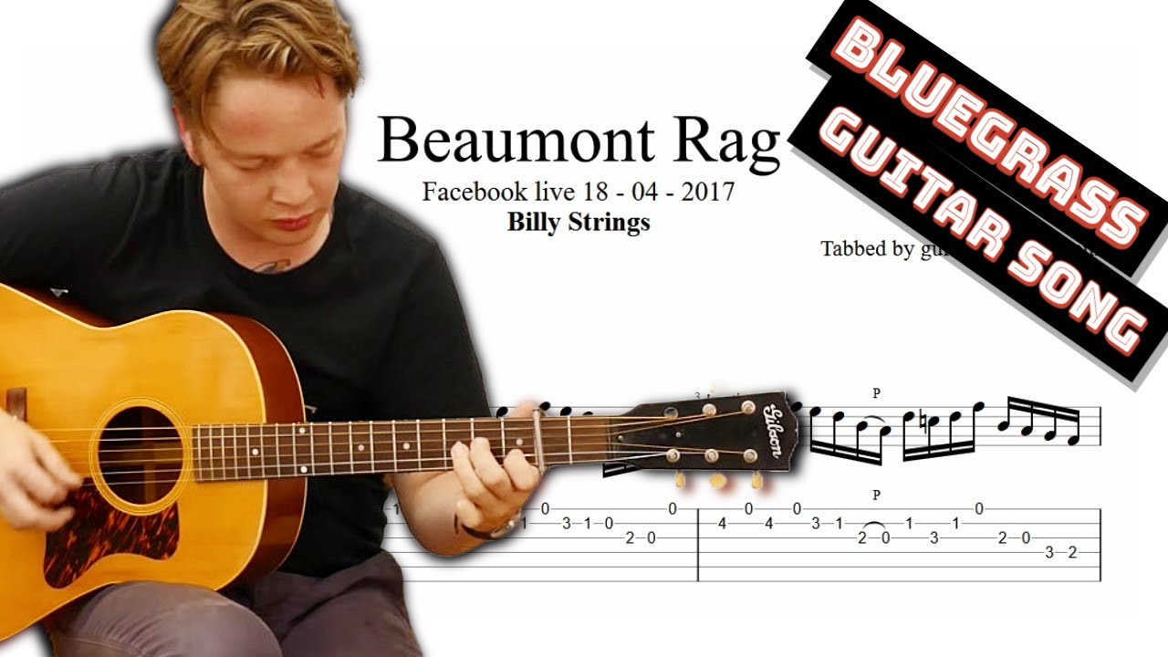 Beaumont Rag TAB - bluegrass guitar tabs (PDF + Guitar Pro)