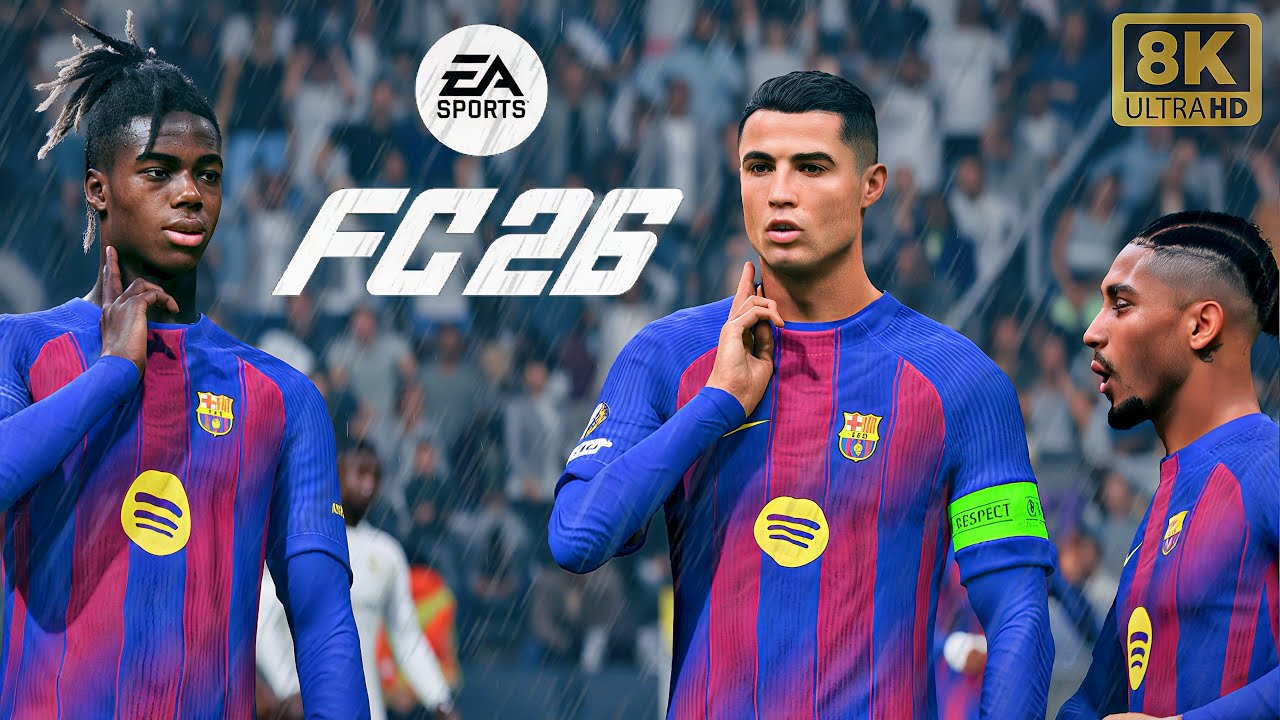 FC 26 - BARCELONA(Ronaldo) vs. REAL MADRID(Messi) - UEFA Europe League 25/26 Final | PS5™ Pro [4K60]