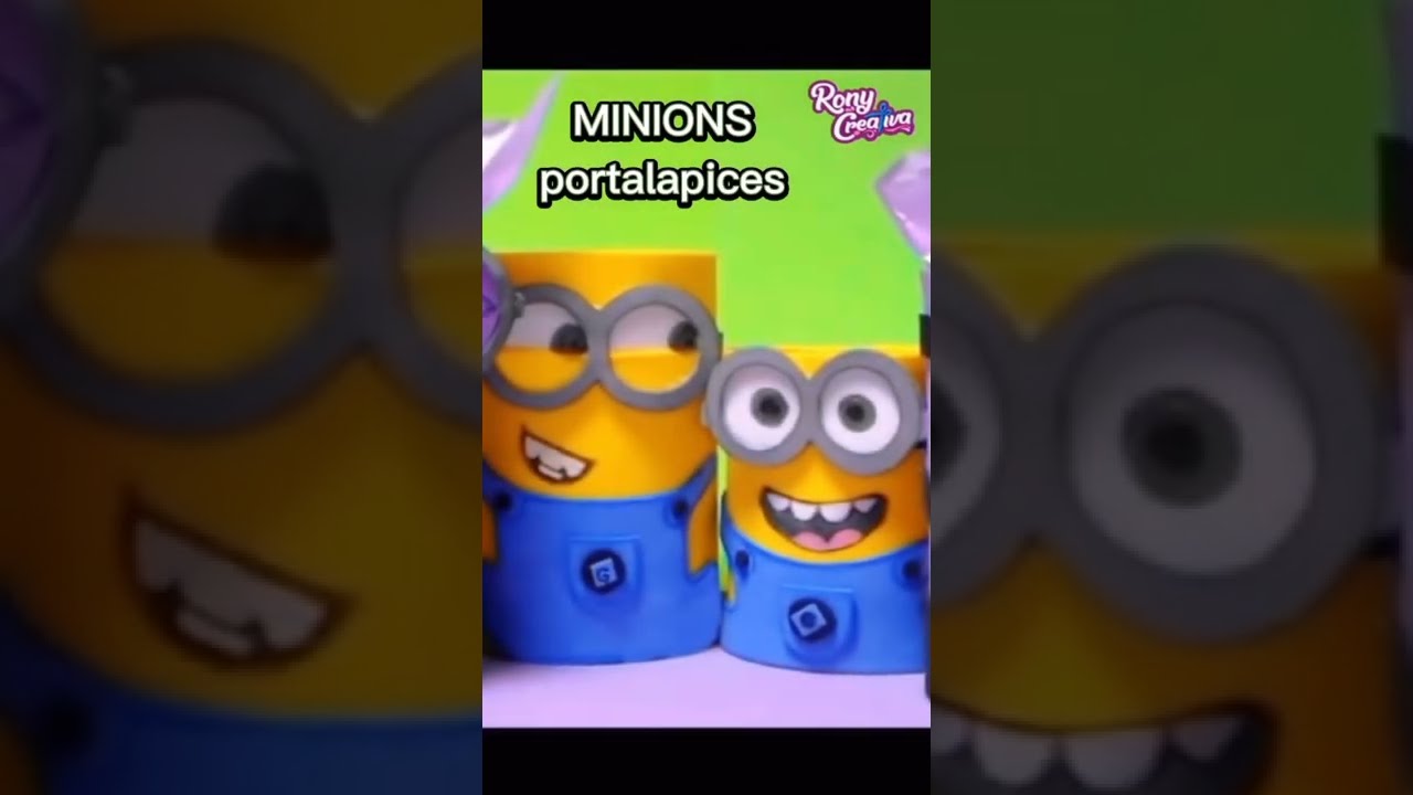 Latas de Minions / Portalápices #short