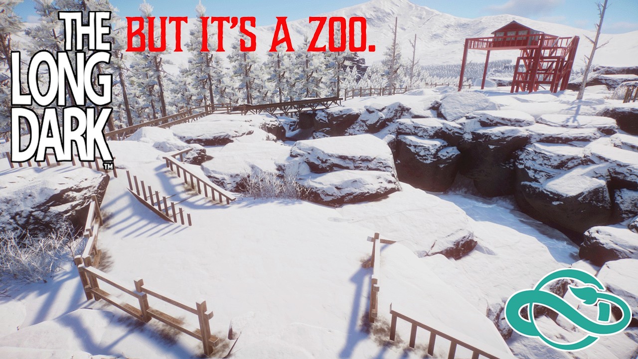 I recreated Mystery Lake from The Long Dark in a zoo game || Planet Zoo Tour