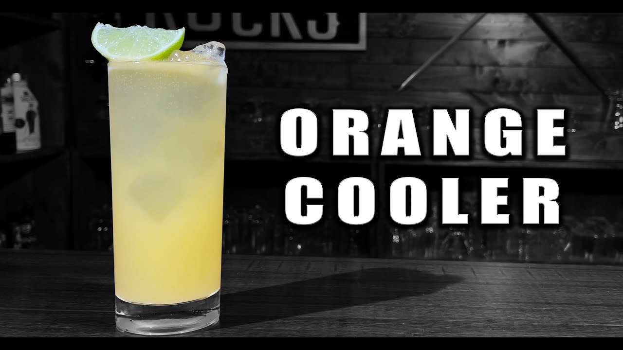 Easy Orange Cooler Recipe | Gin Cocktails Recipes | Booze On The Rocks