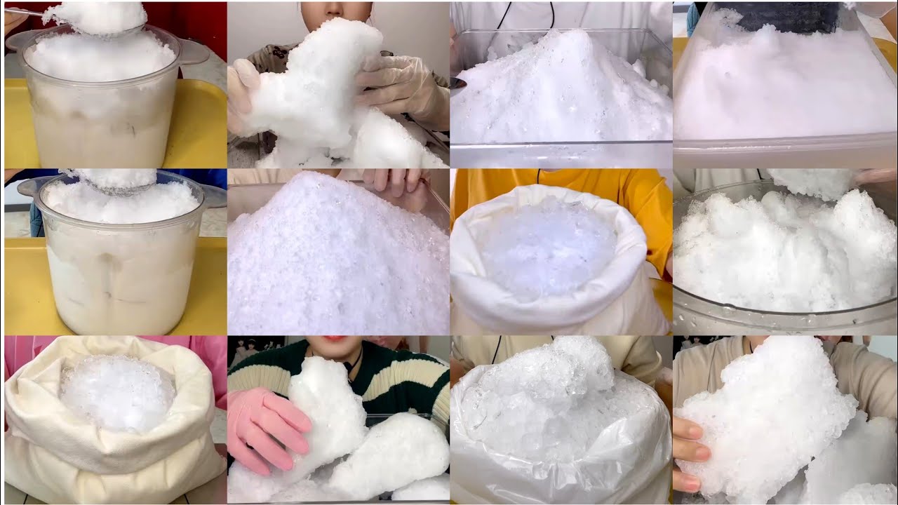 REQ/QIAN WHITE ICE EATING ASMR COLLECTION 