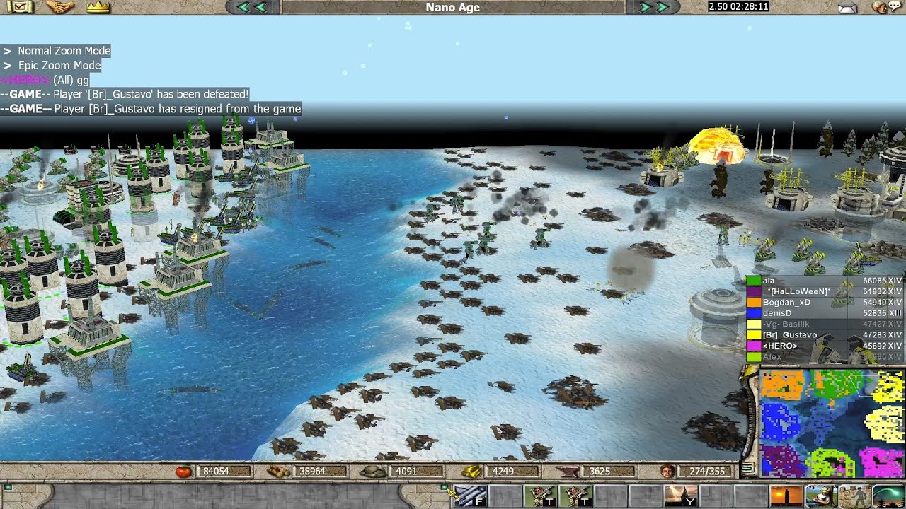 Empire Earth | Islands | &ala vs Gustavo&Basilik | Nice match