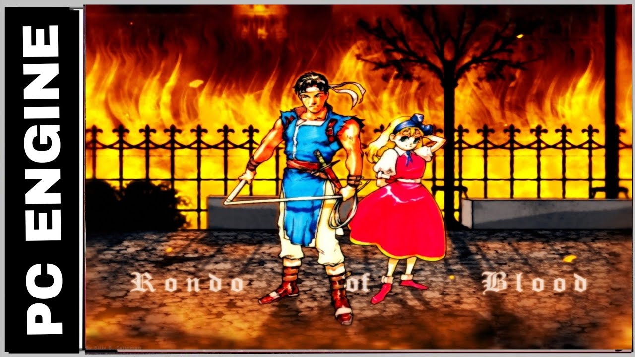 Castlevania Rondo of Blood rom (Pc engine cd) Até Zerar 