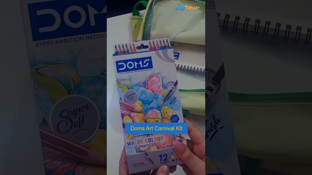 Buy DOMS Art Carnival Kit 🎨 | Complete Drawing & Coloring Set for Kids | Best Art Kit Review