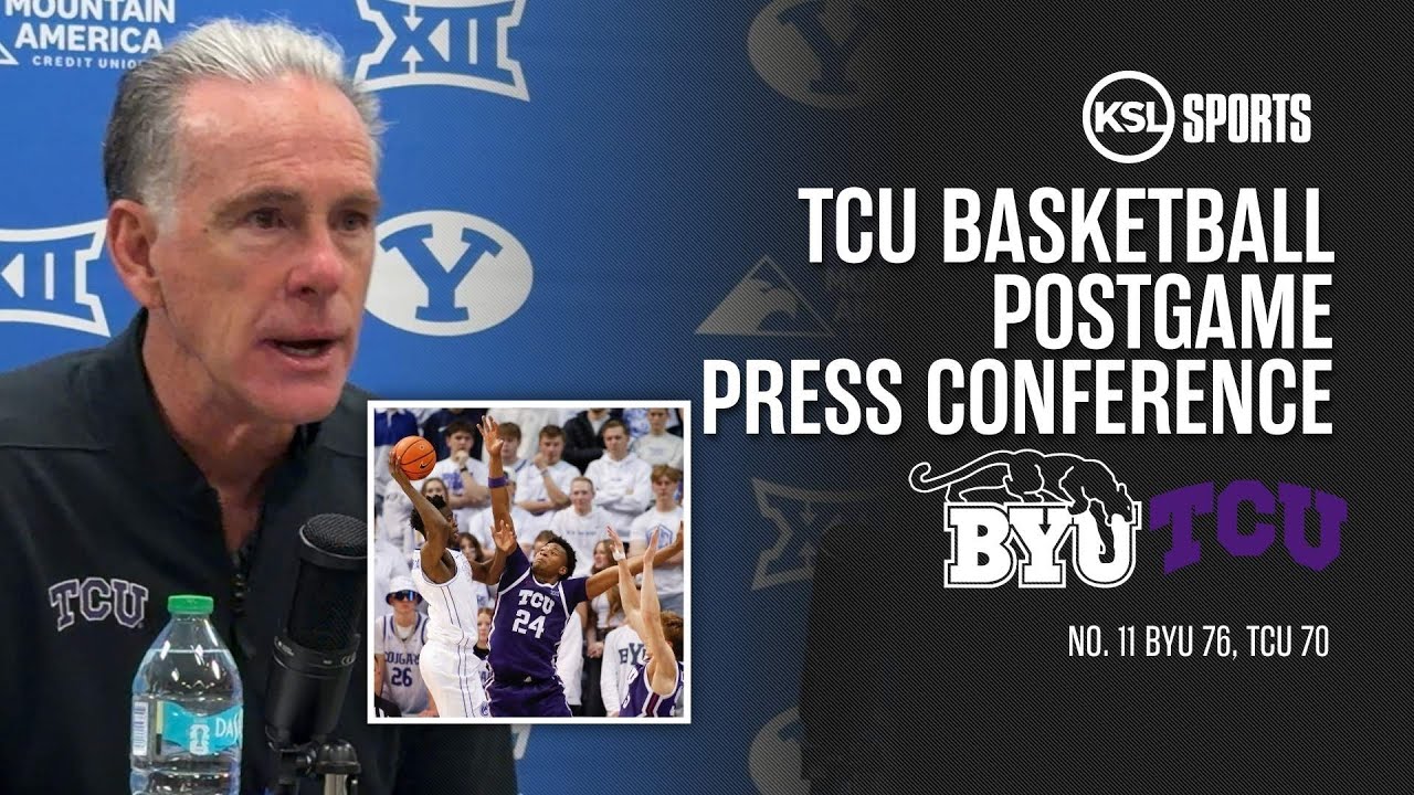 Джейми Диксон из TCU и другие игроки отреагировали на поражение от команды BYU, занимающей 11-е м...