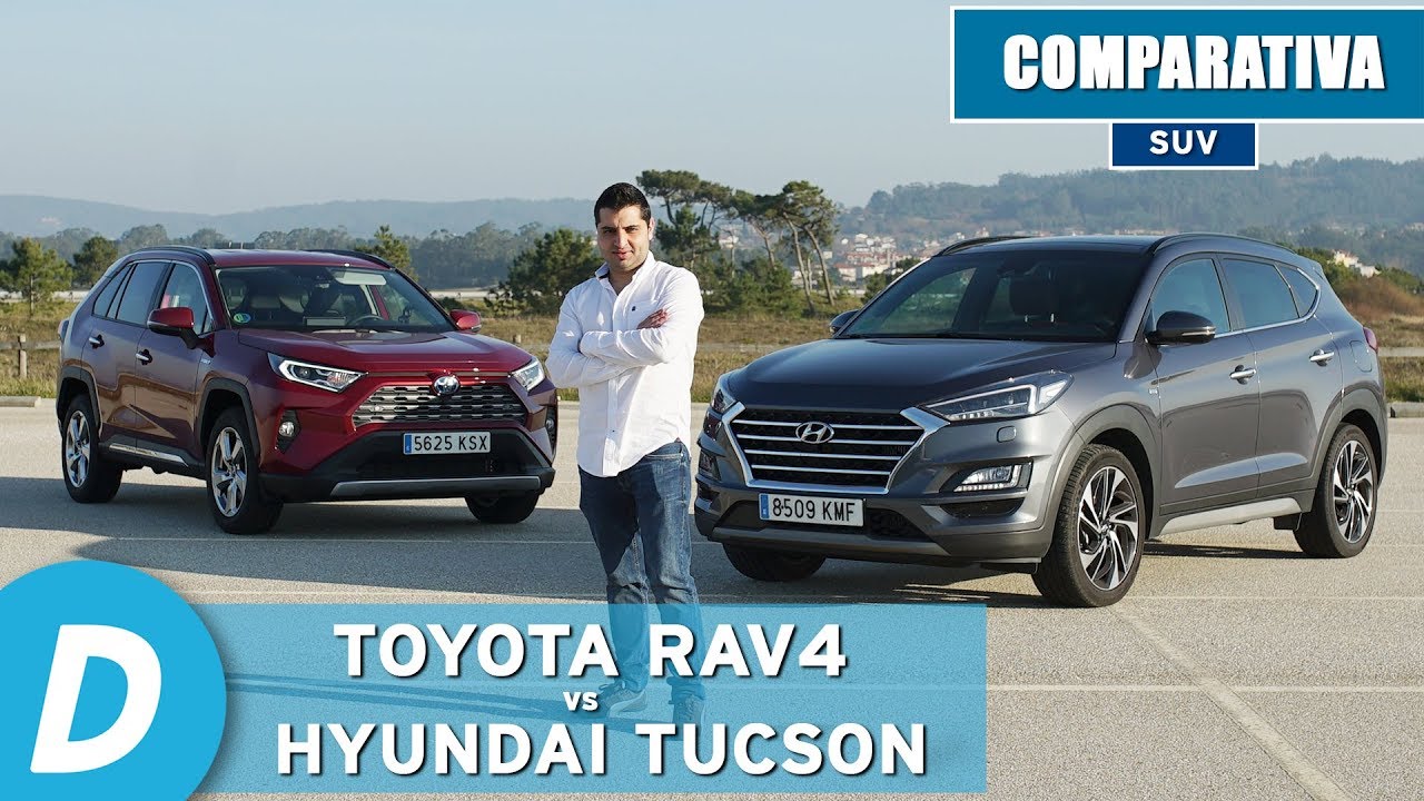 Comparativa SUV: Toyota RAV4 Hybrid 2019 vs Hyundai Tucson 2019 | Review en español | Diariomotor