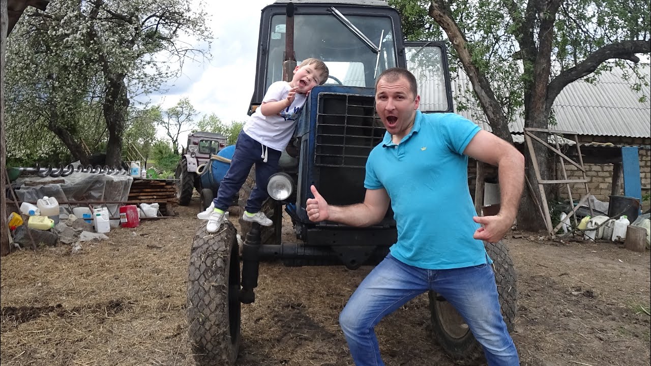 ВЛОГ!!😱Помогаю ПАПЕ на поле!😎 ИЛИ как мы подкармливали пшенцу!?😱
