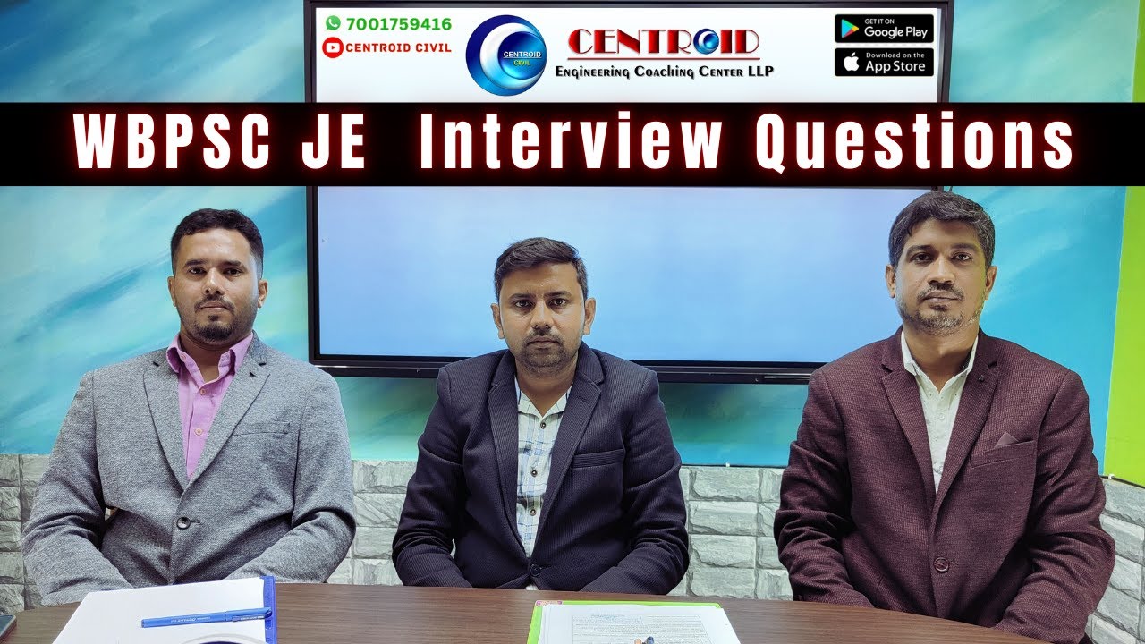 PSC JE Interview Civil || PSC JE 2022 - 2024 Interview Questions || Centroid Civil