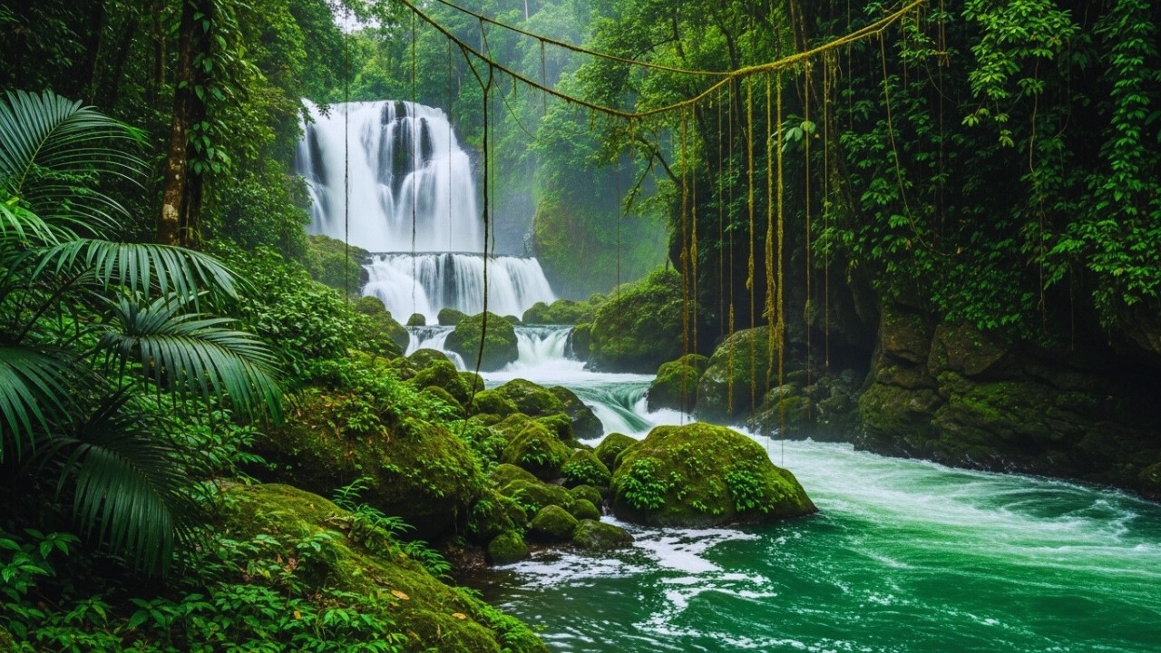Flowing River Sounds with Birds 🕊️ Forest Ambience for Sleep & Mental Clarity