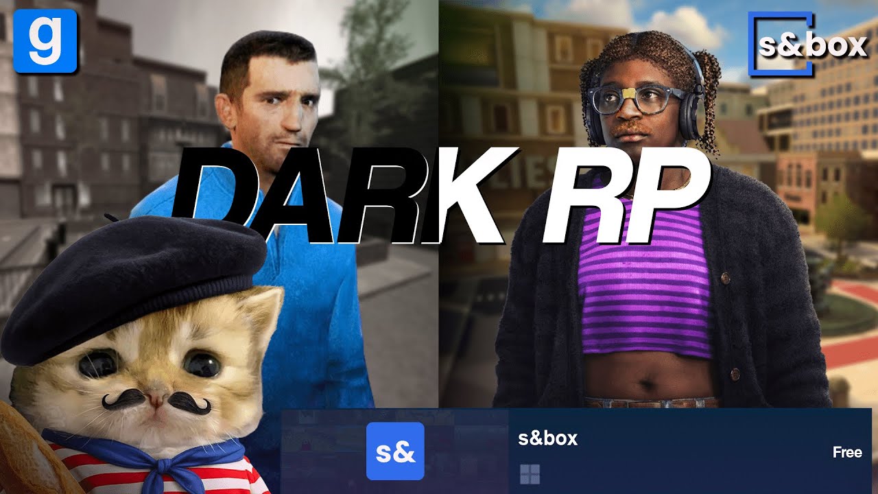 Dark RP on Garry's s&box (gmod 2) DXRP 😱
